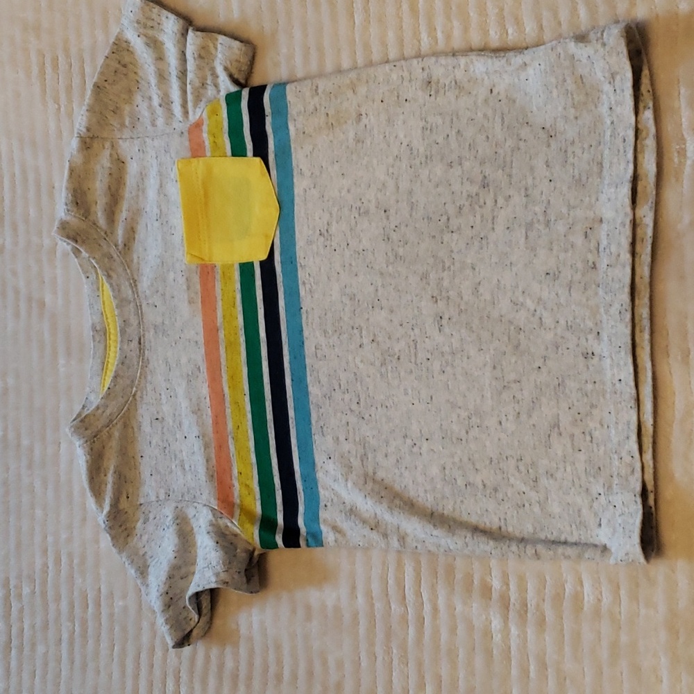 Toddler multi color stripped t-shirt